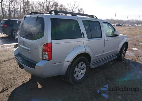 2008 Nissan Pathfinder Se из США, поврежденный, VIN 5N1AR18B38C662201